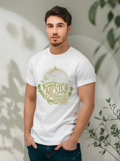 Remera Blanca Hecho En Mexico Ta Chingon