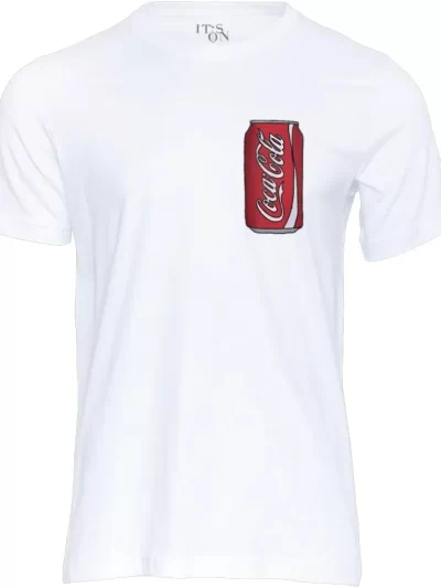 Remera Dibujo De Lata De Coca Cola En El Pecho