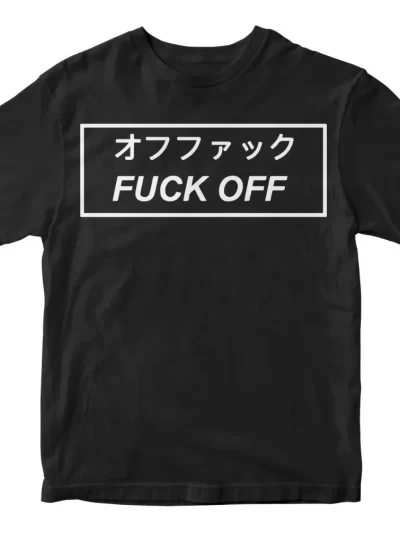 Remera Japonesa Japanese Aesthetic F Off Anime