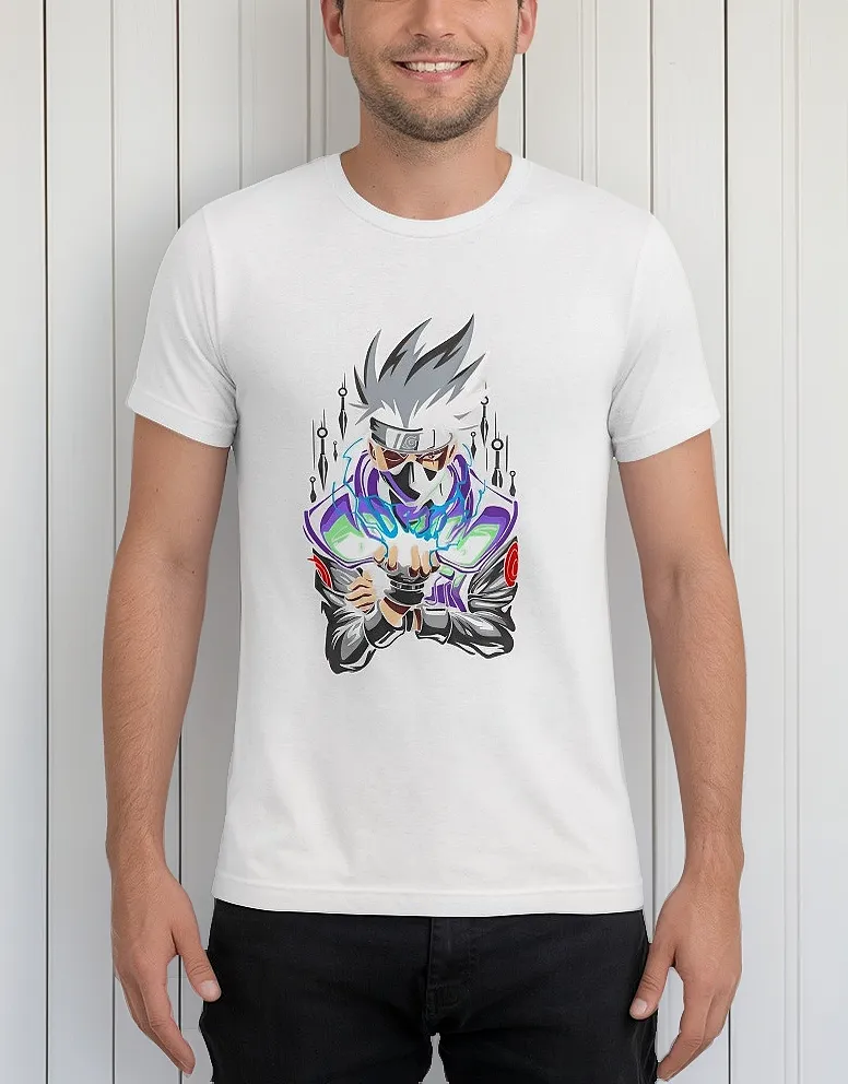 Remera Kakashi Colores Sensei De Naruto Con Poder