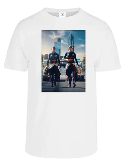 Remera Max Verstappen Checo Perez Foto Red Bull