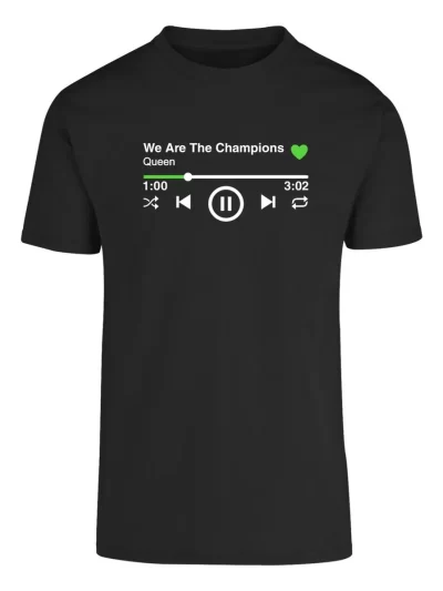 Remera Musical Queen We Are The Champions