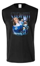 Remera Sin Manga Fantásticos Storm Invisible