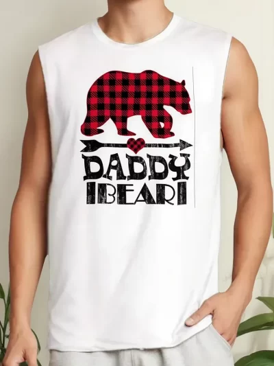 Remera De Papa Daddy Bear Oso
