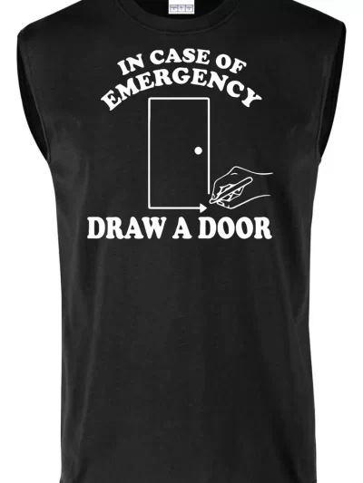 Remera Sin Manga Draw A Door Beetlejuice Puerta