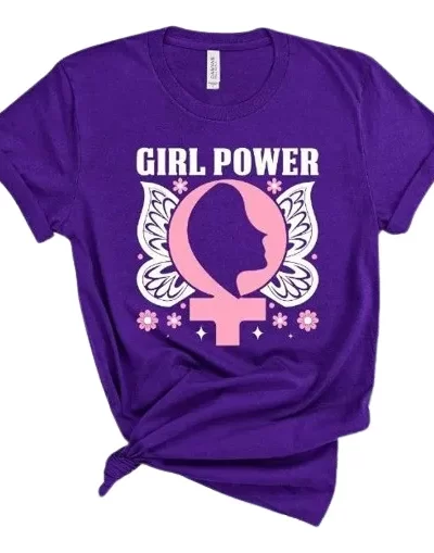 Remera Dama Dia De La Mujer 8M Girl Power Feminista