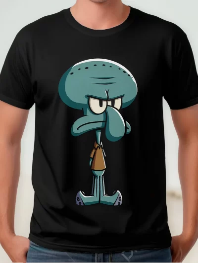 Remera Caricatura Bob Esponja Calamardo