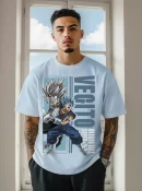 Remera Hombre Vegetto Dragon Ball Oversize Fit