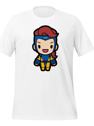 Remera Jean Novia De Ciclope Xman Wolverinne Deadpool Chibi