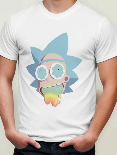 Remera Caricatura Serie Rick And Morty