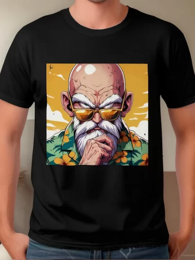 Remera Anime Dragon Ball Maestro Roshi