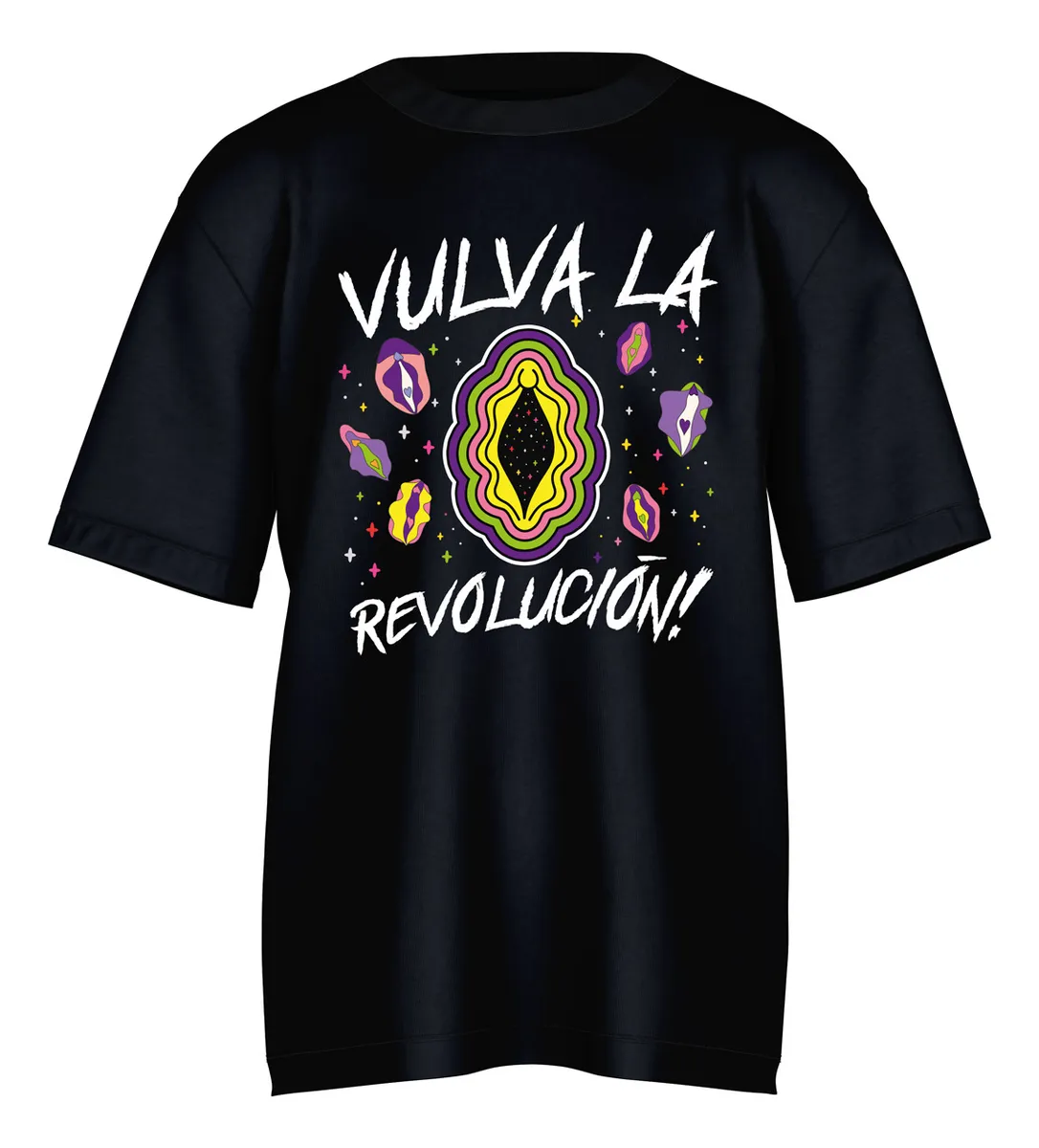 Remera Feminista Marzo Marcha Vulva La Revolucion Oversiz
