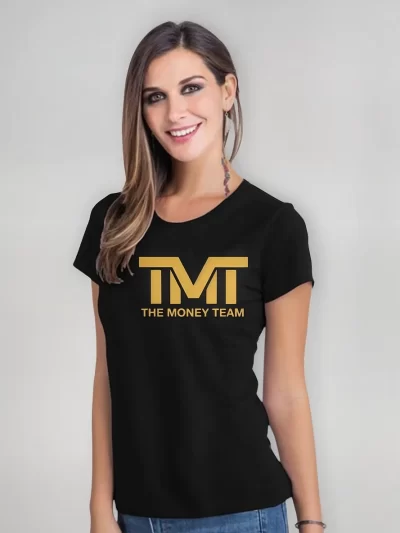 Remera Dama The Money Team Tmt Floyd Mayweather Gold