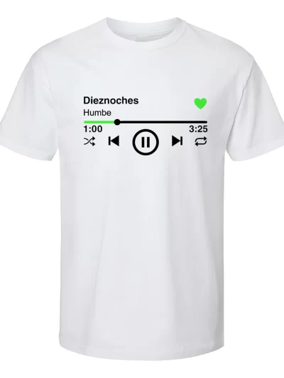 Remera Musical Humbe Dieznoches