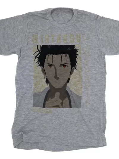 Remera Blanca Rintaro Okabe Steins Gate6