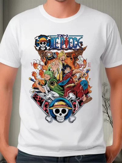 Remera Anime One Piece Luffy Sanji Zoro