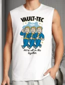 Remera De Vault Tec Post Metal Fallout Series