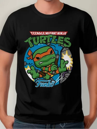 Remera Caricatura Tortuga Ninja Raphael