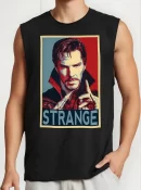 Remera De Sabio Stico Con Capa Flotante Strange
