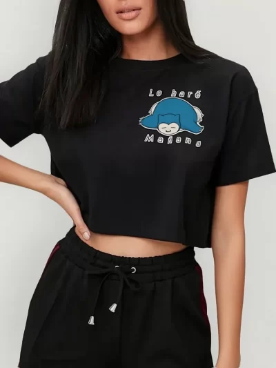 Remera Crop Lo Hare Ma Ana