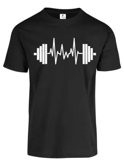 Remera Pesas Pulso Vida Gimnasio Gym Hombre Mujer