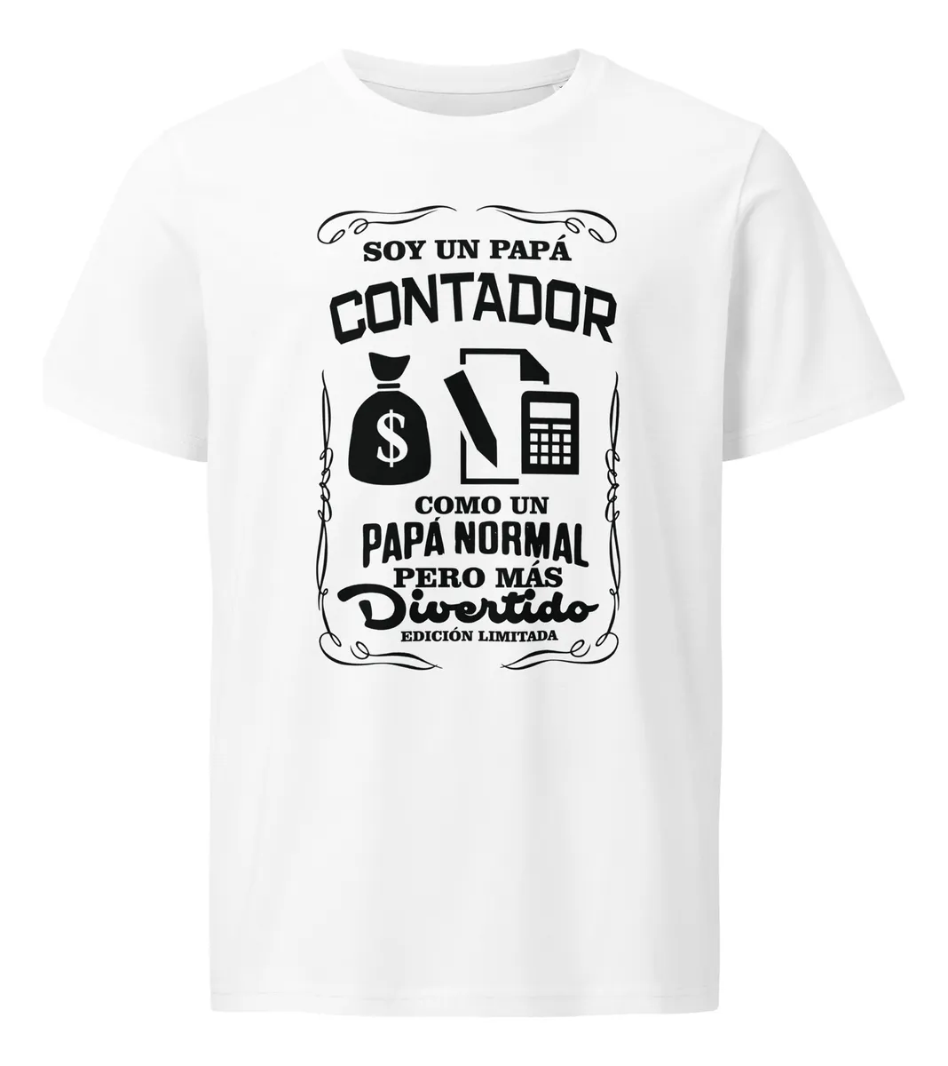 Remera Dia Del Padre Papá Contador Contabilidad
