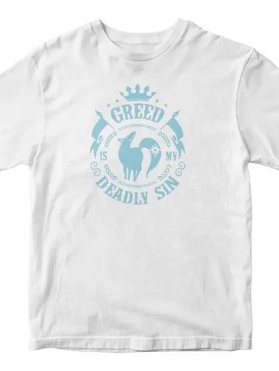 Remera Greed Is My Deadly Sin Anime Manga