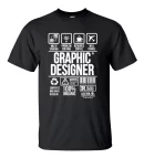 Remera Diseño Gráfico Informacion Nutrimental Funny