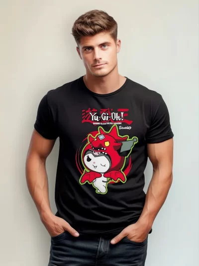 Remera Tu Gi Colaboracion Kuromi Sky Dragon Sanrio