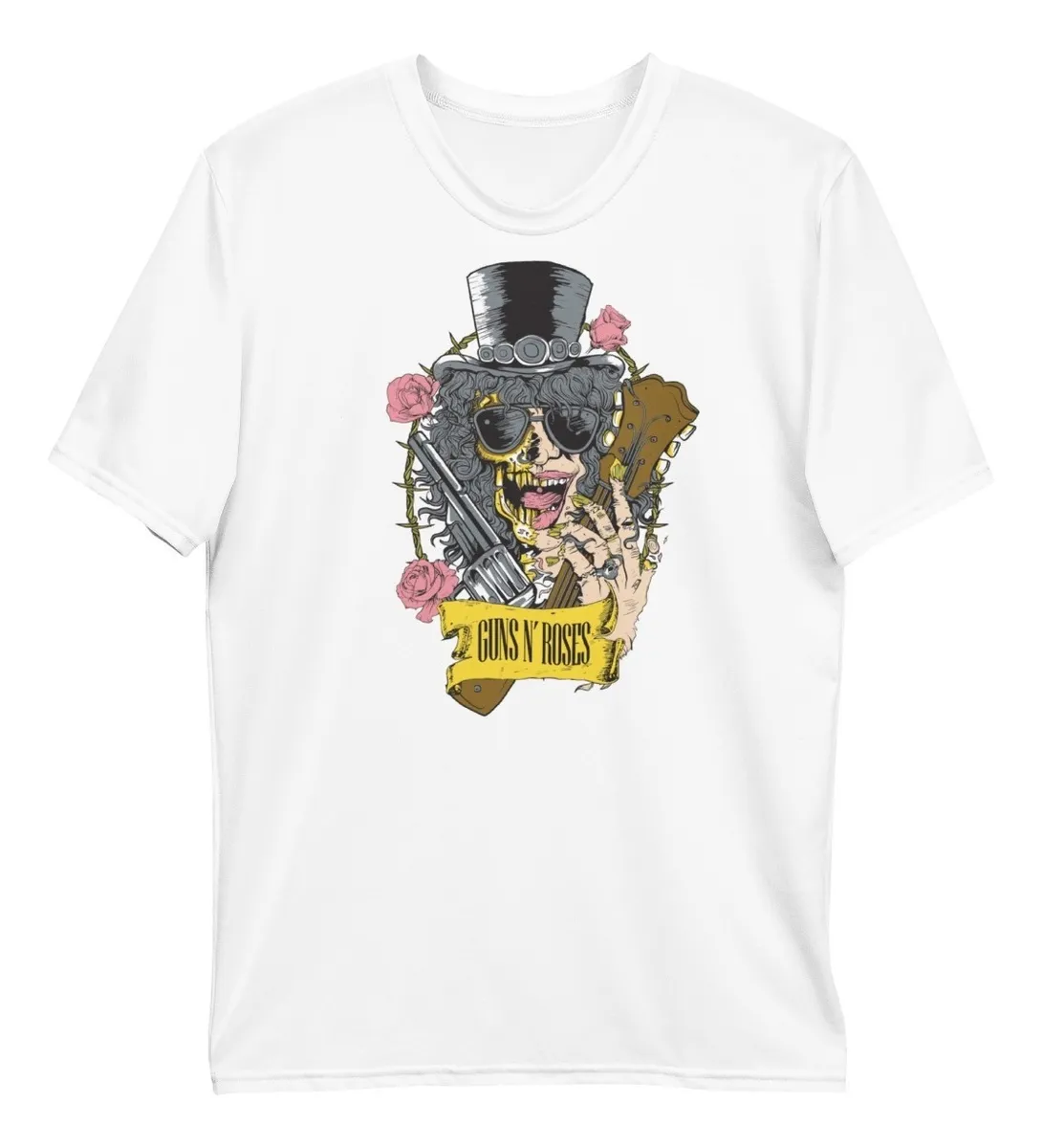 Remera Slash Esqueleto Guns And Roses Calavera Guitarrista
