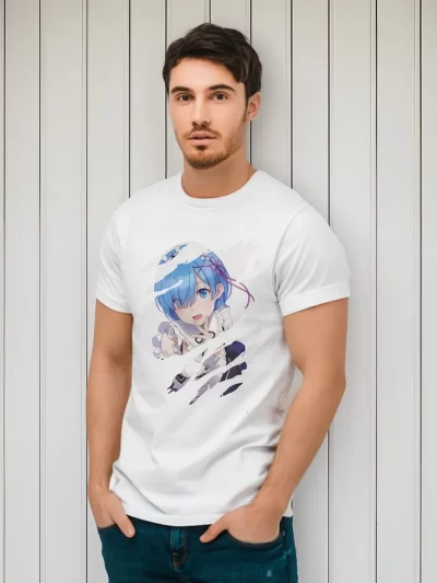 Remera Anime Re Zero Rem Waifu Maid